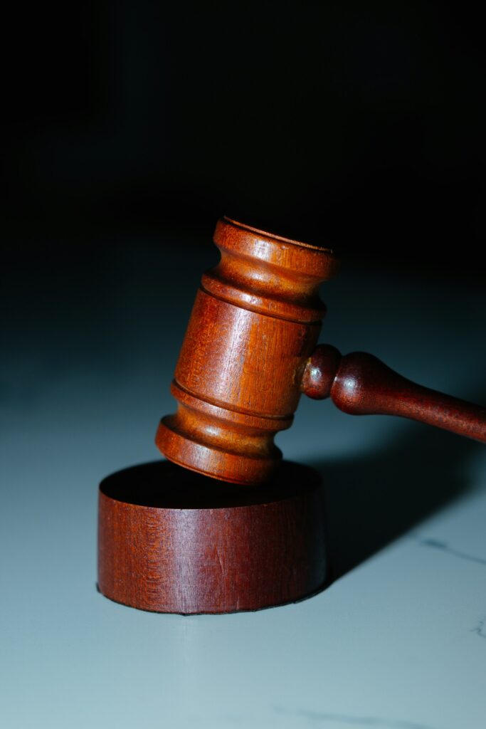 Professional legal consultation with law books and scales of justice